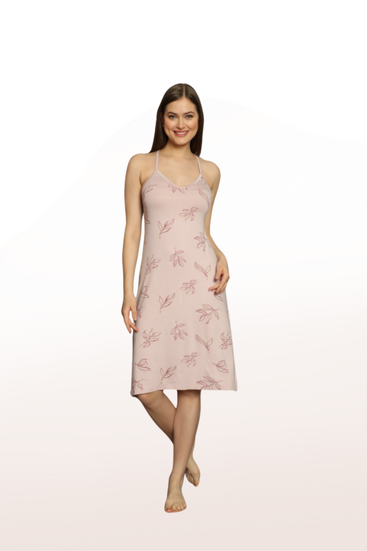 Willow Pattern Strap Lace Nightgown: Elegant and Comfortable Sleep Experience